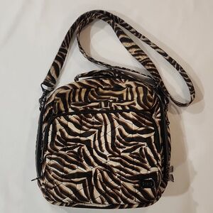 Lug Ranger 2 RFID Medium Crossbody Bag | Zebra Sand Pattern *flaws"